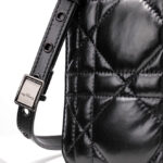Christian Dior Medium Dior Caro Bag Black